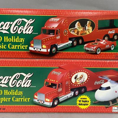 Sale Photo Thumbnail #489: Coca-Cola USI Holiday Carrier Truck Sets