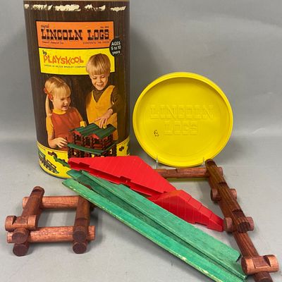 Sale Photo Thumbnail #175: 1969 Playskool Lincoln Logs No. 892 Set