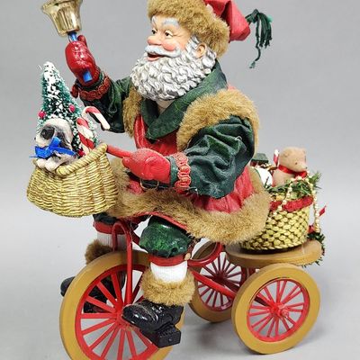 Sale Photo Thumbnail #378: Clothtique Lighting The Way Santa