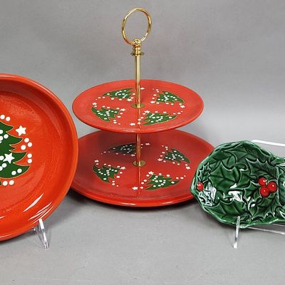 Sale Photo Thumbnail #186: Waechtersbach Christmas Tree Serving Collection