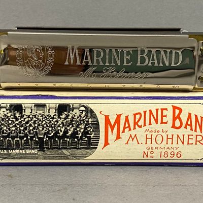 Sale Photo Thumbnail #176: Hohner Marine Band 1896 Harmonica