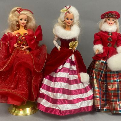 Sale Photo Thumbnail #424: Mattel Special Edition Holiday Barbie Trio