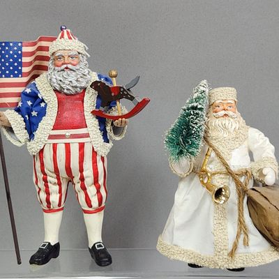 Sale Photo Thumbnail #374: Possible Dreams Clothtique Santa Figurines