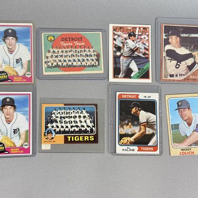 Sale Photo Thumbnail #32: Topps & O-Pee-Chee Detroit Tigers Baseball Cards