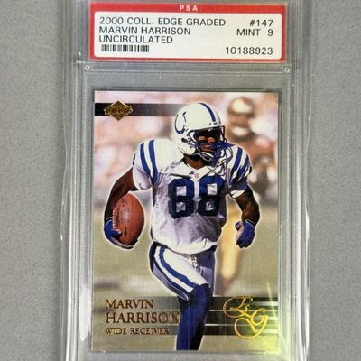 Sale Photo Thumbnail #15: 2000 Collector's Edge Marvin Harrison Card