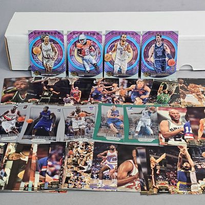 Sale Photo Thumbnail #93: Basketball Trading Card Lot