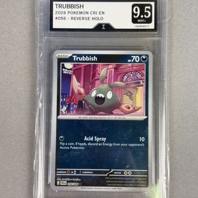 Sale Photo Thumbnail #40: Sigma Graded 9.5 Trubbish Reverse Holo Card