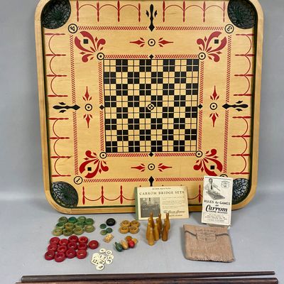 Sale Photo Thumbnail #60: Carrom Company Style E No 1 Archarena Board