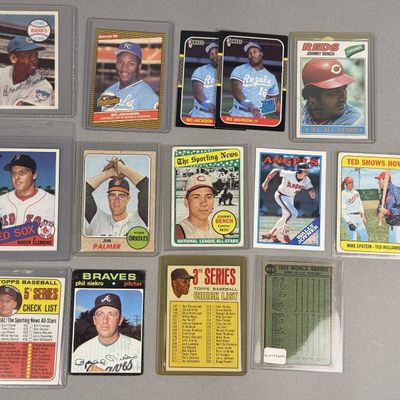 Sale Photo Thumbnail #39: 15 Topps & Donruss Vintage Baseball Cards 1968-1988
