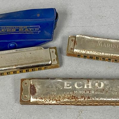 Sale Photo Thumbnail #184: Hohner Made In Germany Vintage Harmonicas