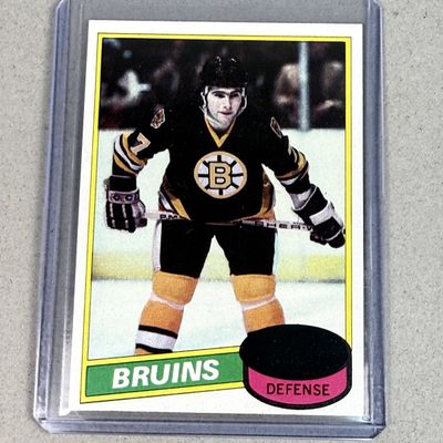Sale Photo Thumbnail #27: Topps 1980 Ray Bourque Unscratched Rookie Card 140