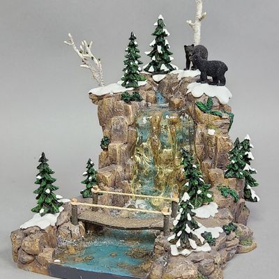 Sale Photo Thumbnail #357: Dept 56 Resin Mountain Creek Waterfall