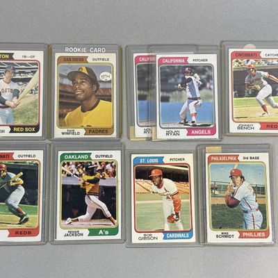 Sale Photo Thumbnail #37: Topps 1974 Baseball Hall of Fame Cards
