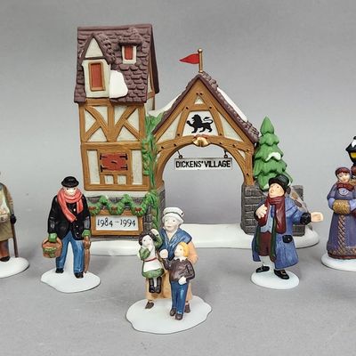 Sale Photo Thumbnail #349: Dept 56 Dickens Village Anniversary Set