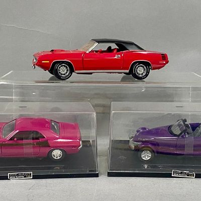 Sale Photo Thumbnail #488: 3 Franklin Mint & Chrysler Licensed Model Cars