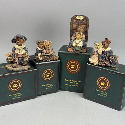 Sale Photo Thumbnail #139: Boyds Bears Bearstone Collection Resin Figurines