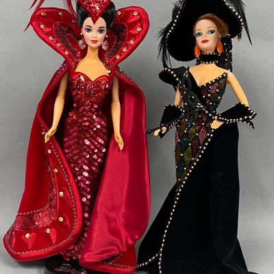 Sale Photo Thumbnail #410: 2 Mattel Bob Mackie Designer Barbie Dolls