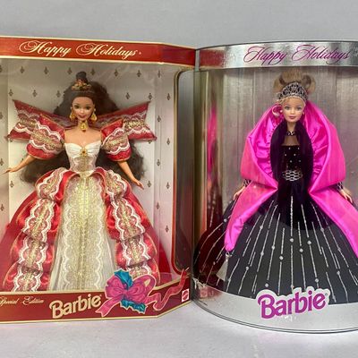 Sale Photo Thumbnail #427: Mattel Happy Holidays Special Edition Barbie Dolls