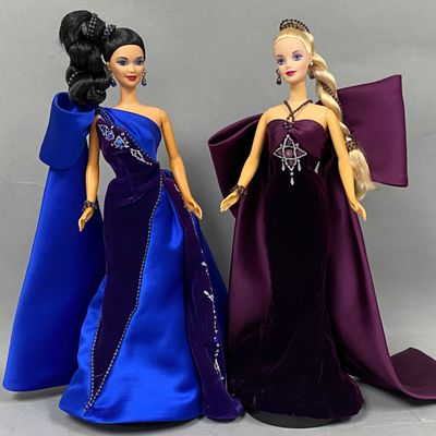 Sale Photo Thumbnail #411: Bob Mackie Mattel Sapphire Splendor & Amethyst Aura Barbie Dolls
