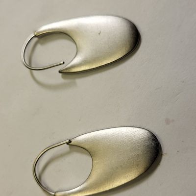 Sale Photo Thumbnail #9: pair of jorg jensen? modernist earrings