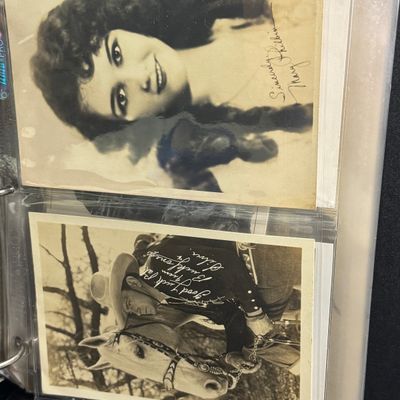 An Assortment of Vintage Autographed and Unsigned Silent Film Etc Photographs, Publicity Stills, and Related Ephemera