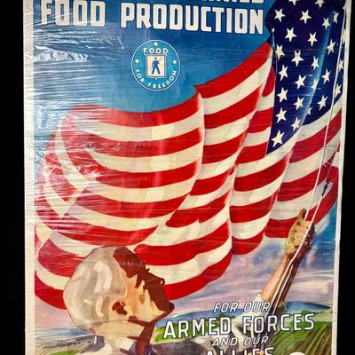 World War II Home Front Canned Food Production Recruitment Poster Stecher-Traung Lithograph Corporation