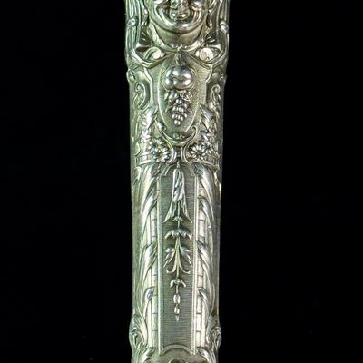 Reed & Barton Silverplate Renaissance Pattern Serving Scoop with Bacchus Motif