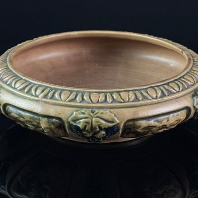 Roseville Florentine Pattern Earthenware Centerpiece Bowl
