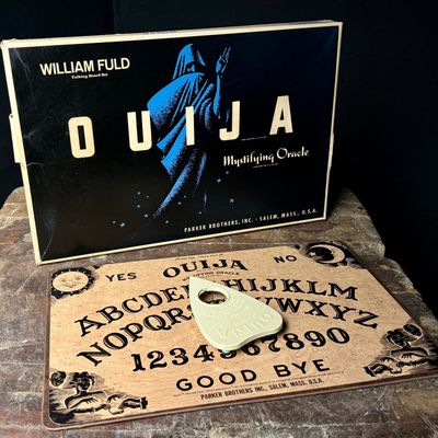William Fuld Ouija Mystifying Oracle Talking Board Set by Parker Brothers Inc.