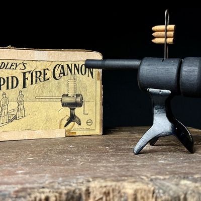 Milton Bradley Bradley's Rapid Fire Cannon Game Number 4218 with Original Box