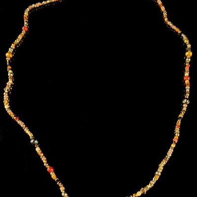 Sale Photo Thumbnail #41: Multi-Stone and Glass Beaded Necklace with 14 Karat Gold Filled Clasps