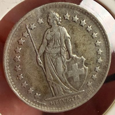 Sale Photo Thumbnail #38: CH 1945 B 1 Franc Silver Coin
