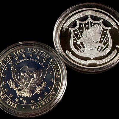 Sale Photo Thumbnail #184: A Pair of US Commemorative Medals
