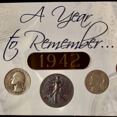 Sale Photo Thumbnail #131: A Collection of US 1942 Philadelphia Mint Coins in A Year to Remember Display Card
