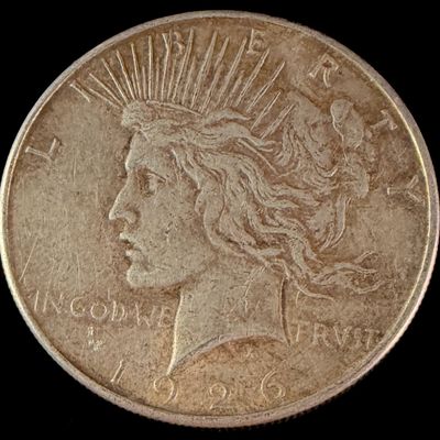 Sale Photo Thumbnail #7: A 1926 US Peace Silver Dollar