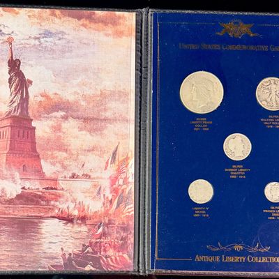 Sale Photo Thumbnail #183: US Commemorative Gallery Antique Liberty Collection of Five Coins