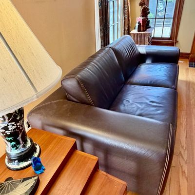 Roche Bobois leather sofa