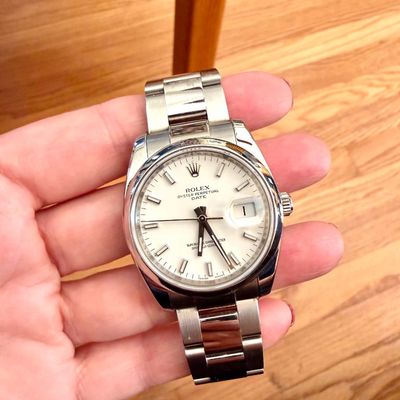 Oyster Perpetual Date in stainless steel 