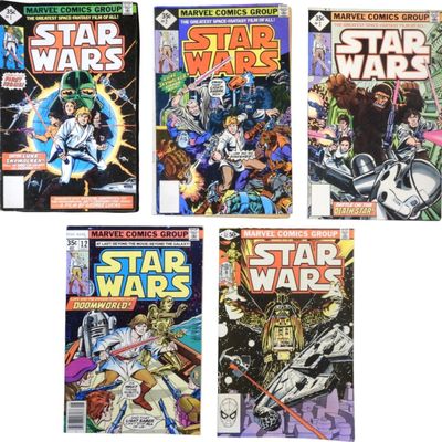 1977 Star Wars #1, #2, #3 Marvel plus