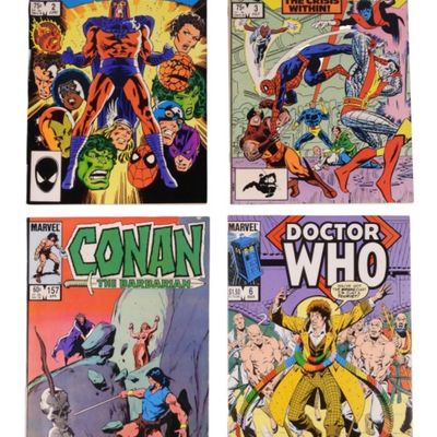 (4) Marvel Comics: Doctor Who, Conan,