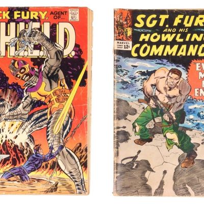 (2) Marvel 12c Comics, Shield #2