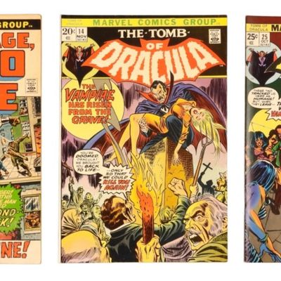 (3) Marvel Dracula & Luke Cage Lot