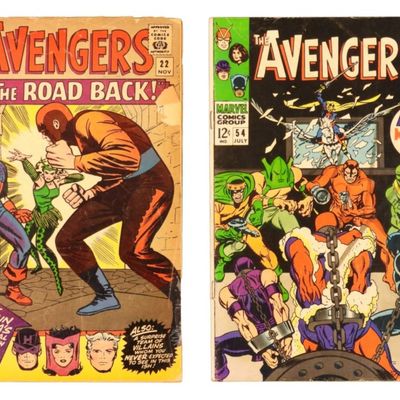(2) Avengers Marvel #22 & #54
