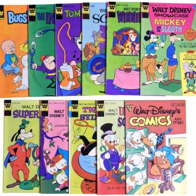 (10) Whitman (1) Gladstone Disney & More