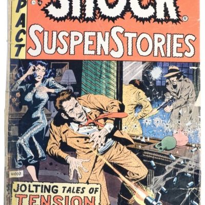 1954 Golden Age Suspen Stories SHOCK
