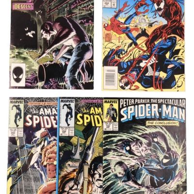 (5) Peter Parker Spider-Man Comic Lot