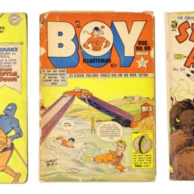 (3) Vintage Comics: Straight Arrow, Boy