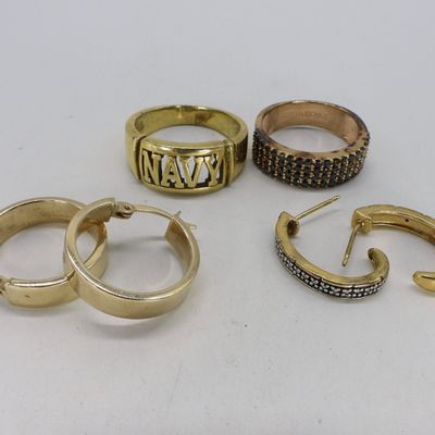 Sale Photo Thumbnail #332: Sif Jakobs & Navy Gold Tone 925 Rings