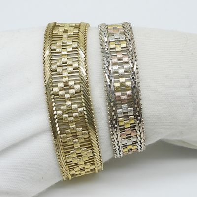 Sale Photo Thumbnail #54: Itaor Italian Basket Weave Bracelet & Milor