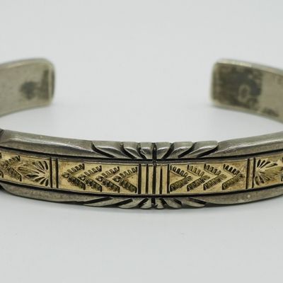 Sale Photo Thumbnail #182: Mark Yazzie 925 & 14k Gold